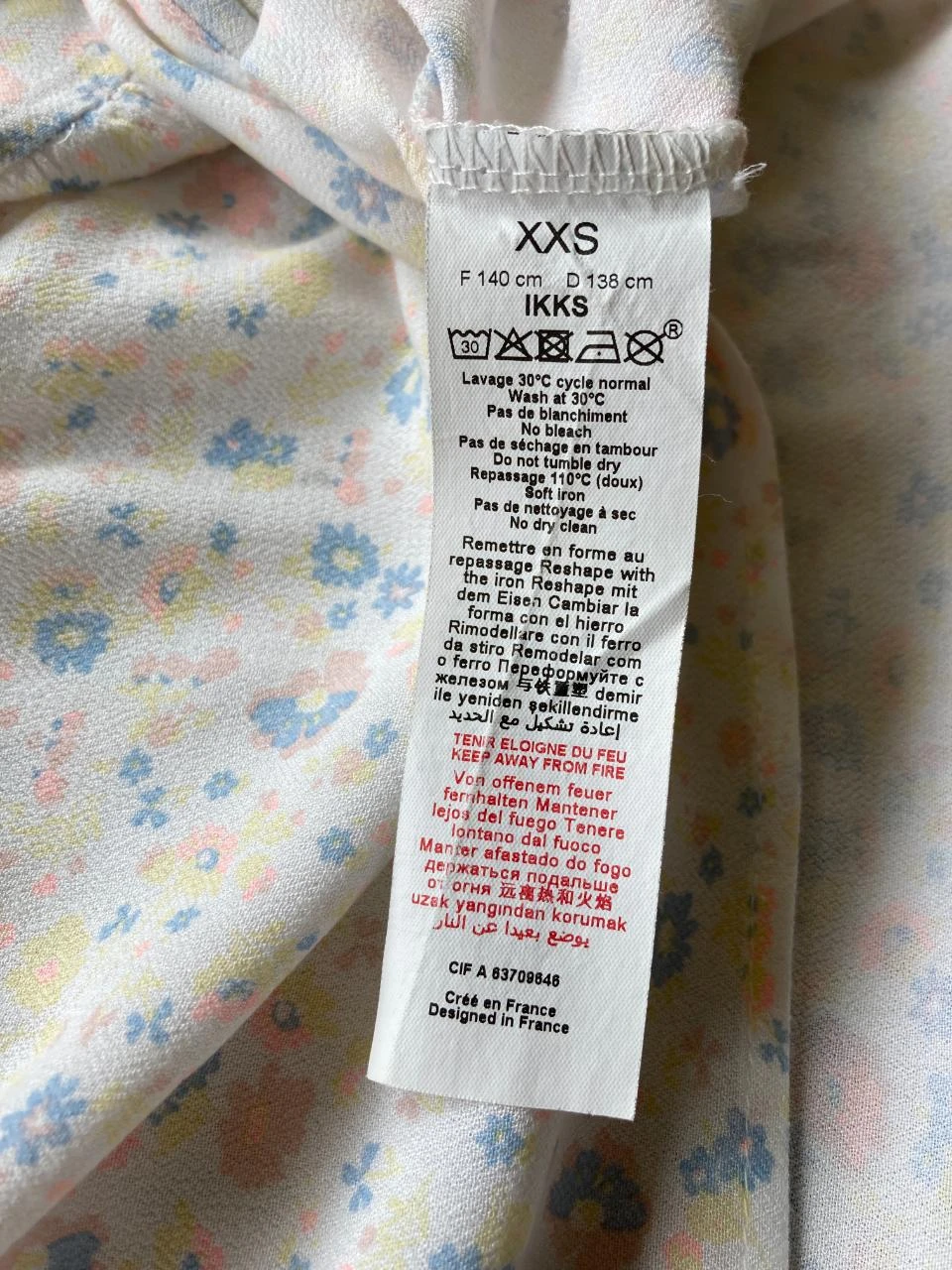 Pastelbloesem zomerblouse IKKS 10 jaar XXS – photo 7